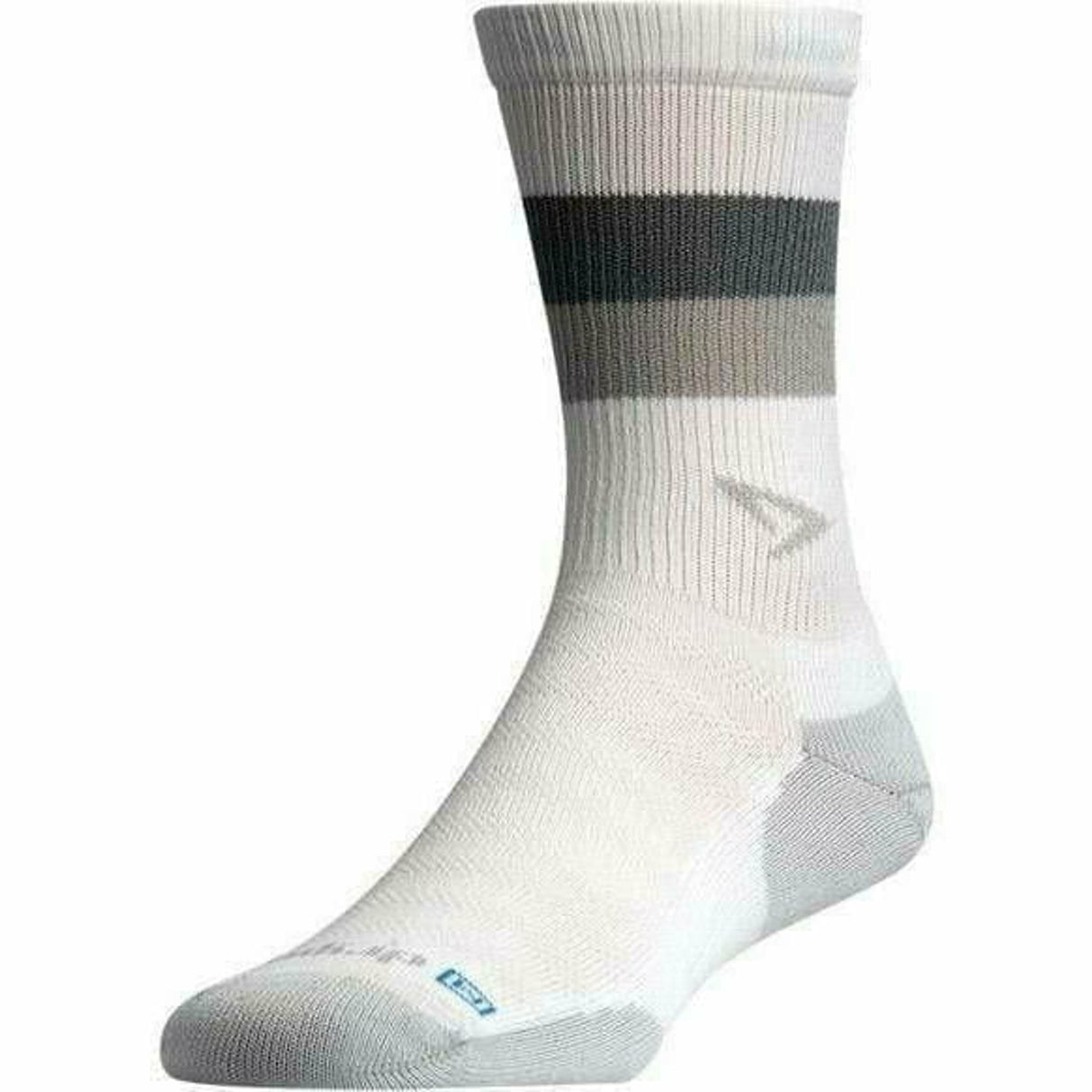 Drymax Running Lite-Mesh Crew Socks  -  Small / White with Anthracite/Gray