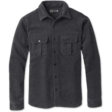 Smartwool Mens Anchor Line Shirt Jacket - Clearance  -  Small / Charcoal Heather