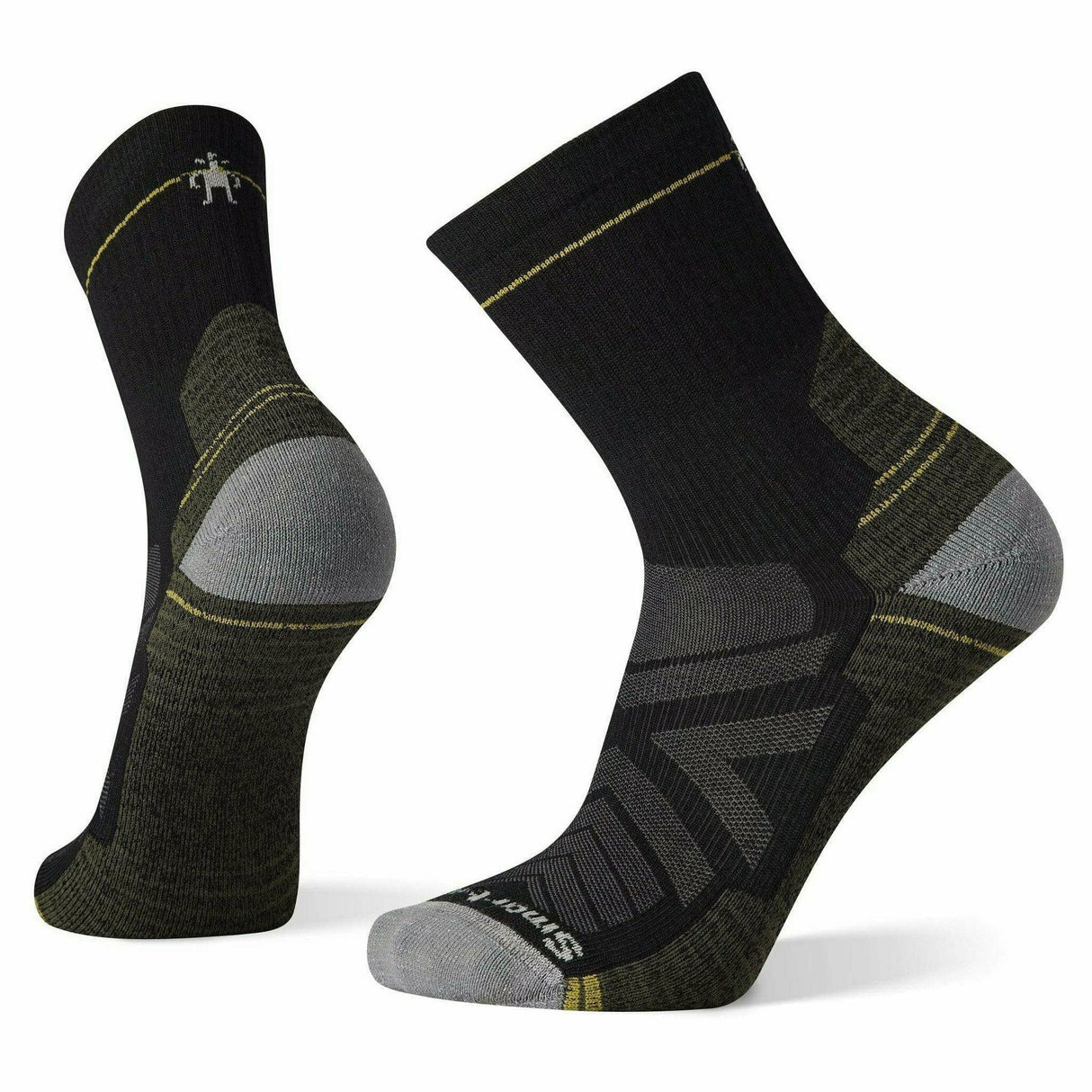 Smartwool Hike Light Cushion Mid Crew Socks  -  Medium / Black