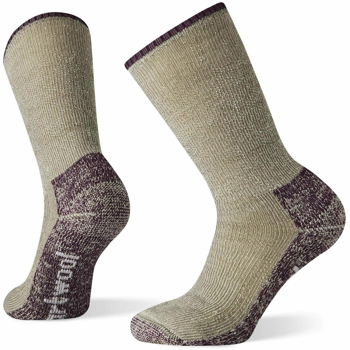 Smartwool Womens Mountaineer Classic Edition Maximum Cushion Crew Socks  -  Small / Taupe