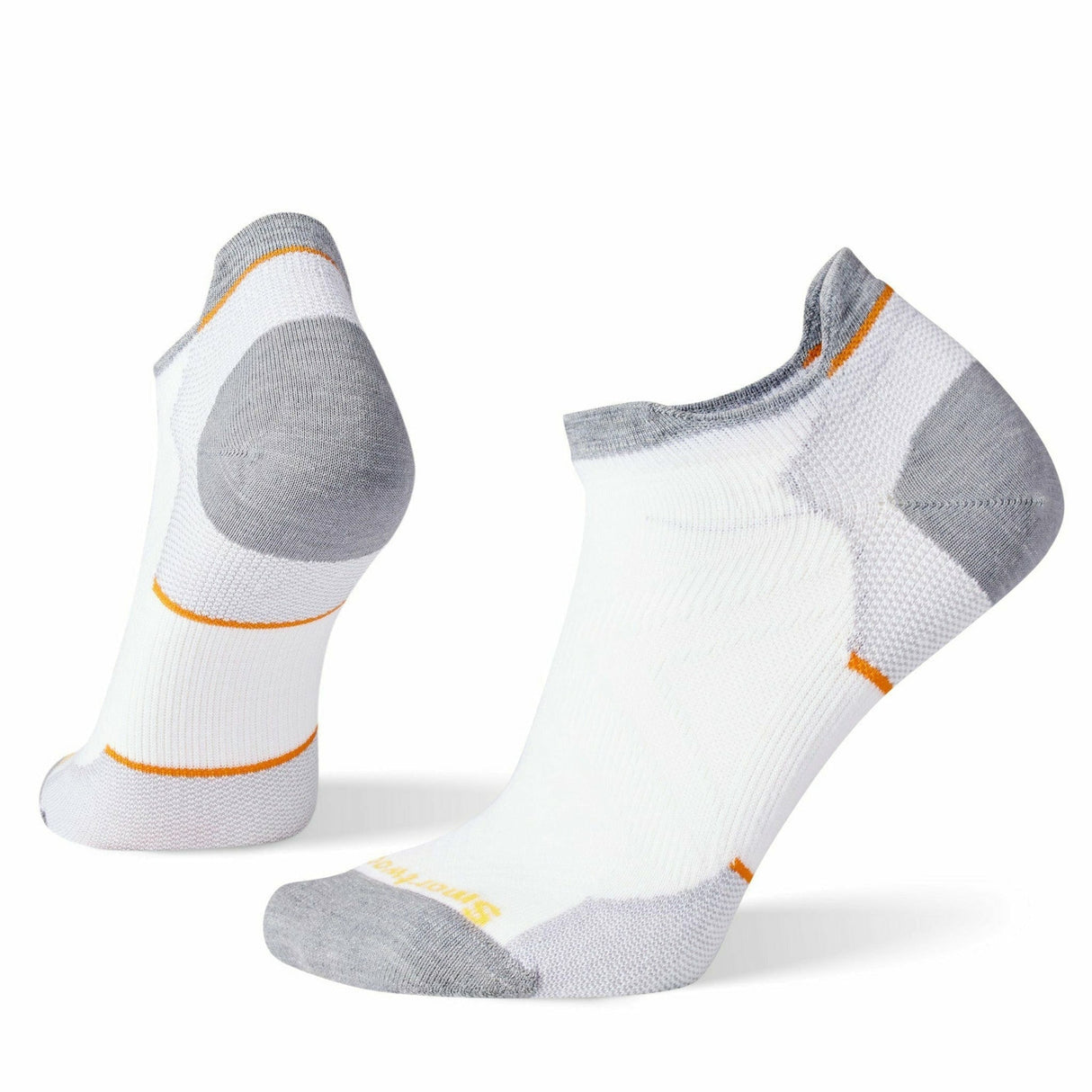 Smartwool Womens Run Zero Cushion Low Ankle Socks - Small / White