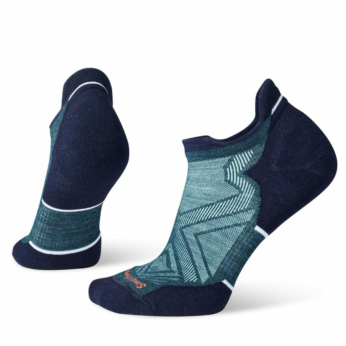 Smartwool Womens Run Targeted Cushion Low Ankle Socks - Small / Twilight Blue