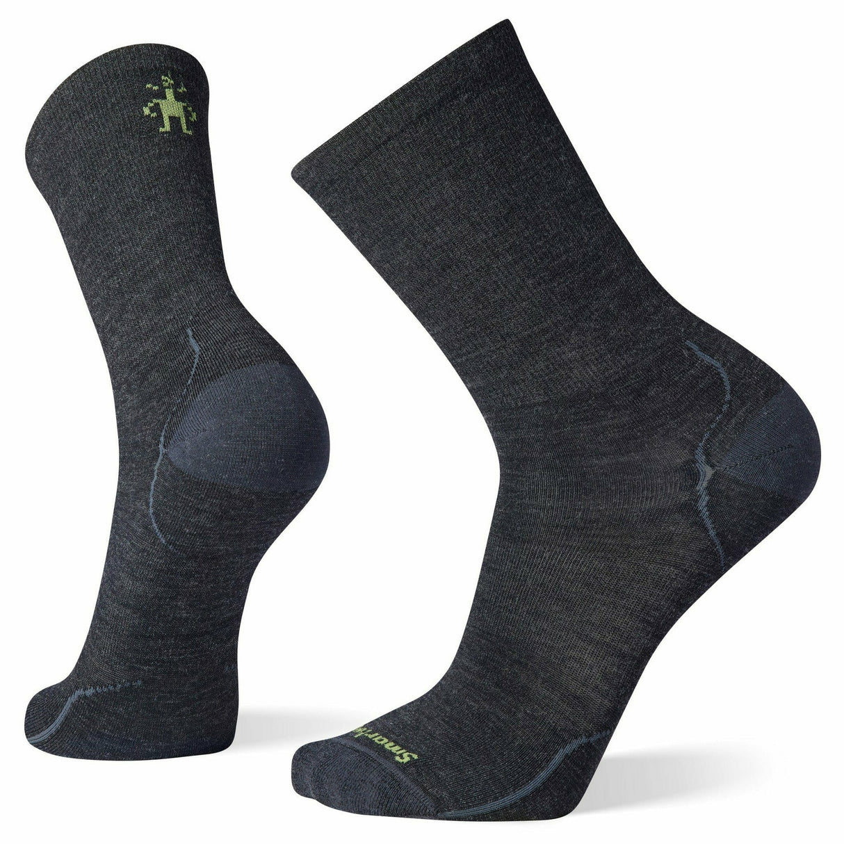 Smartwool Everyday Anchor Line Zero Cushion Crew Socks  -  Medium / Charcoal