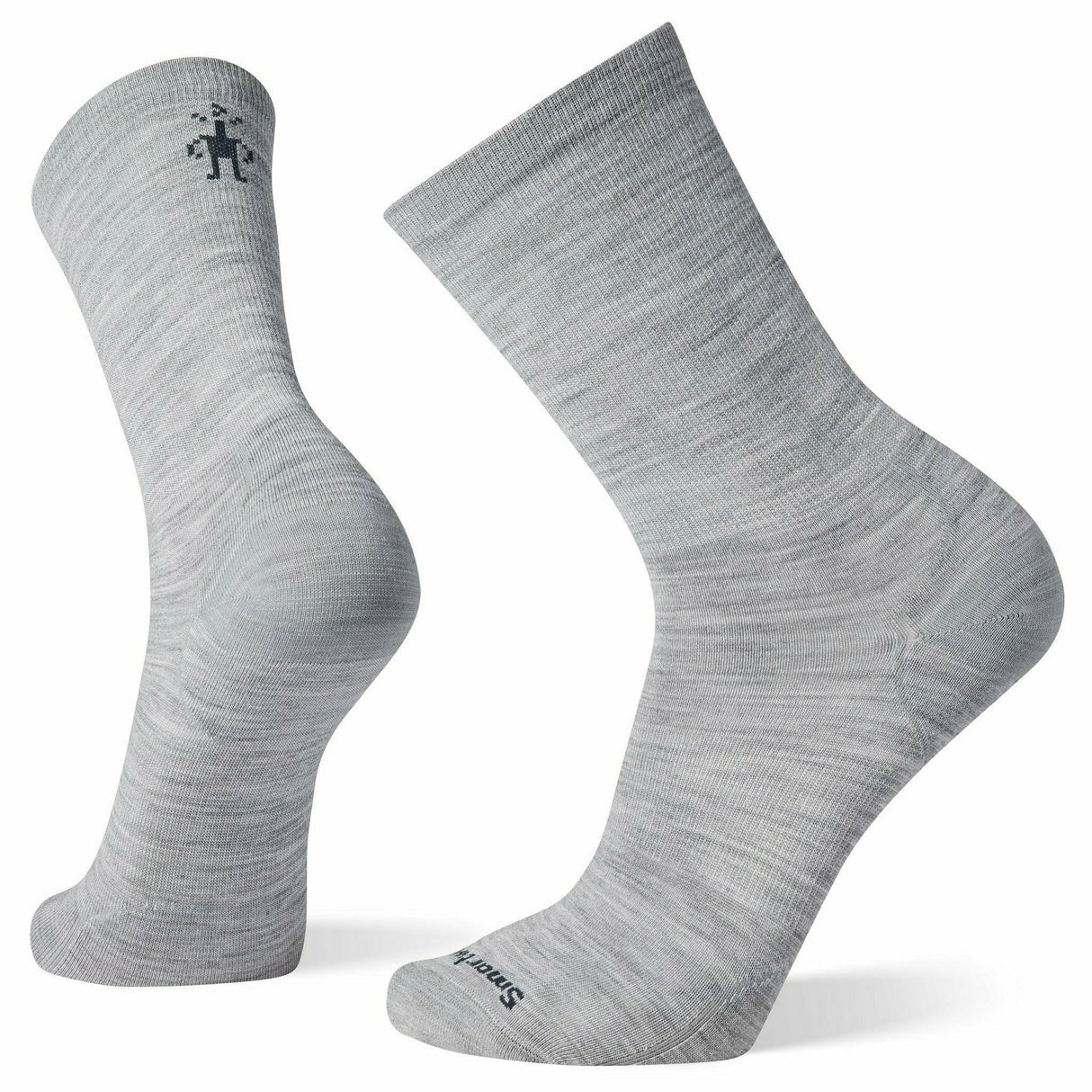 Smartwool Everyday Anchor Line Zero Cushion Crew Socks  -  Medium / Light Gray