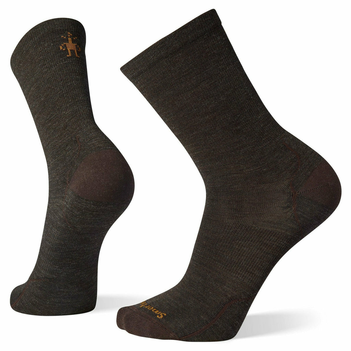 Smartwool Everyday Anchor Line Zero Cushion Crew Socks  -  Medium / Chestnut