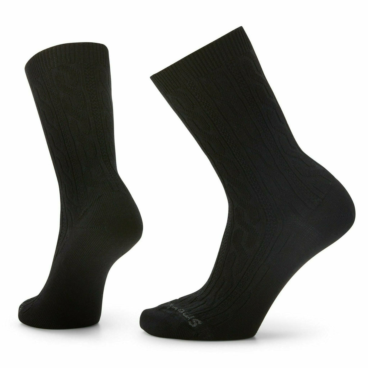 Smartwool Womens Everyday Cable Crew Socks - Small / Black
