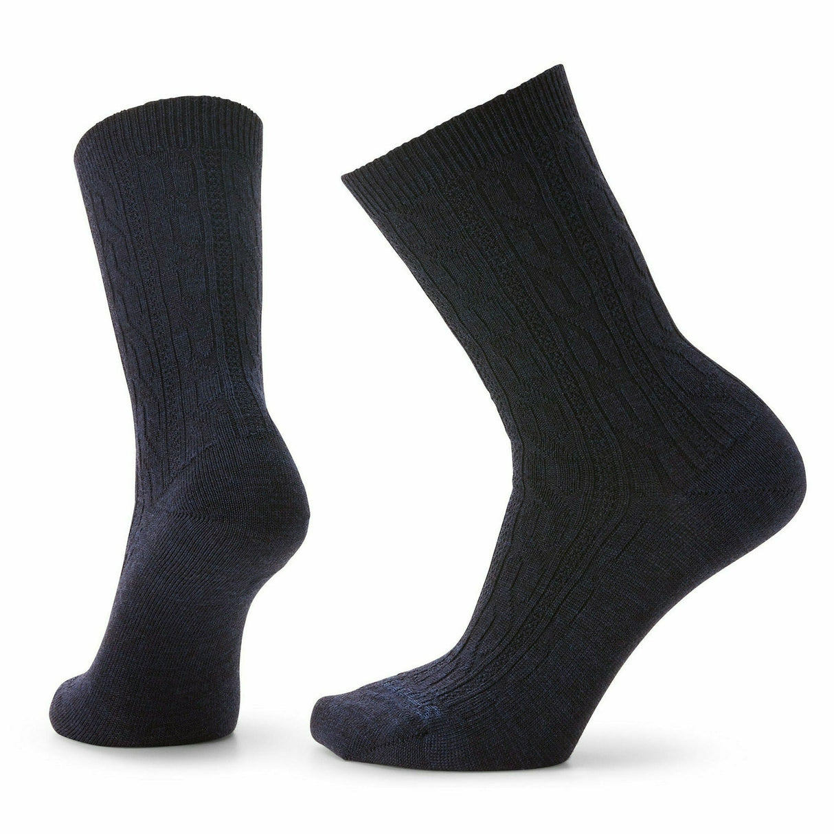 Smartwool Womens Everyday Cable Crew Socks - Small / Deep Navy Heather