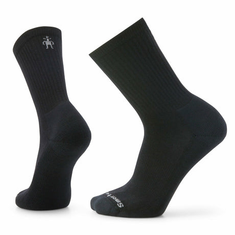 Smartwool Everyday Solid Rib Crew Socks  -  Medium / Black