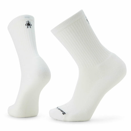 Smartwool Everyday Solid Rib Crew Socks  -  Medium / White