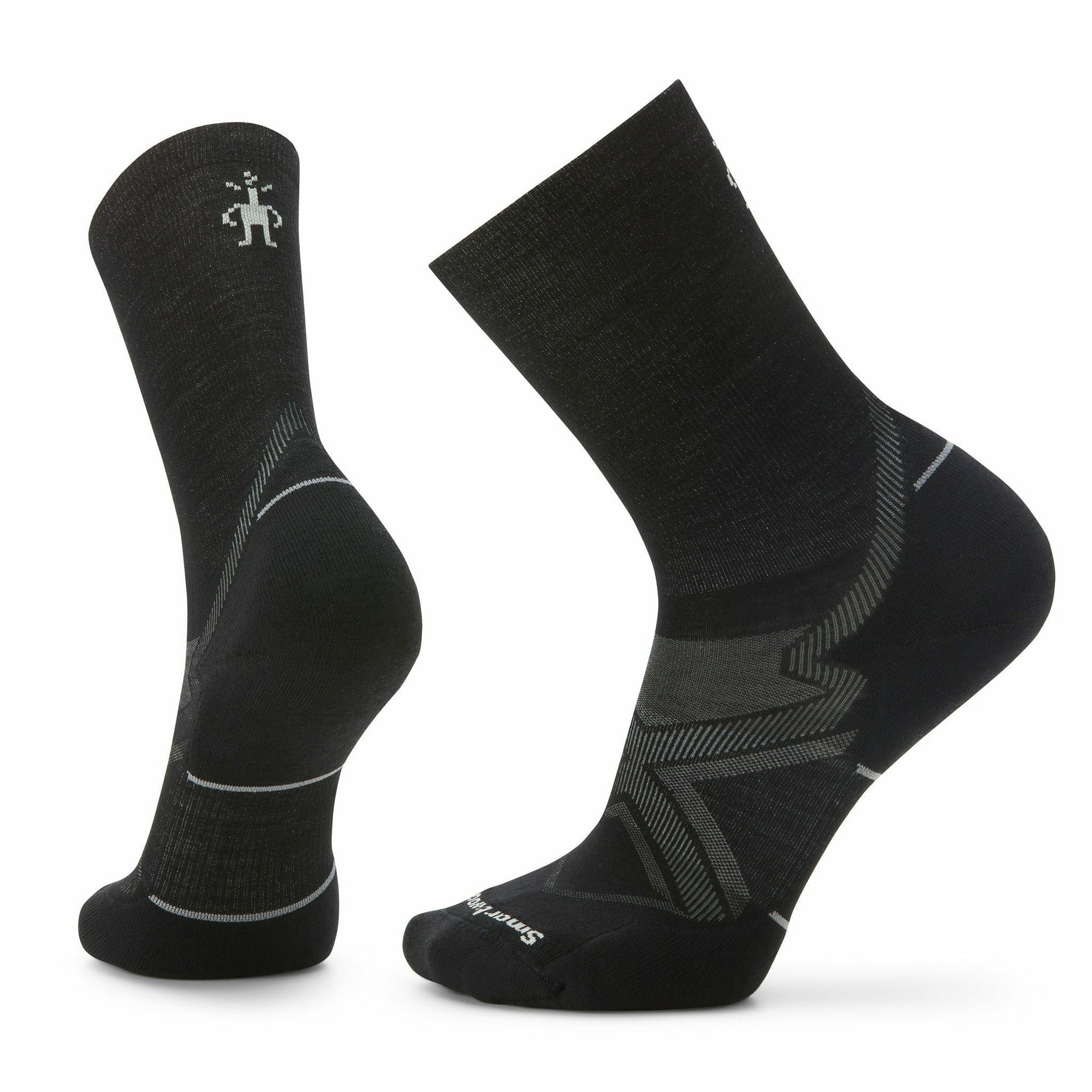 Smartwool Run Cold Weather Targeted Cushion Crew Socks  -  Small / Black