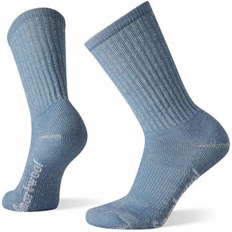 Smartwool Womens Hike Classic Edition Light Cushion Crew Socks  -  Small / Mist Blue