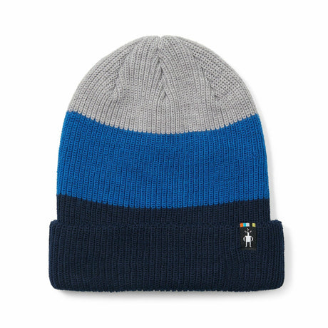 Smartwool Cantar Colorblock Beanie - Clearance  -  One Size Fits Most / Laguna Blue