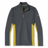 Smartwool Mens Merino Sport Long-Sleeve 1/4 Zip  -  Small / Charcoal Heather/Golden Olive