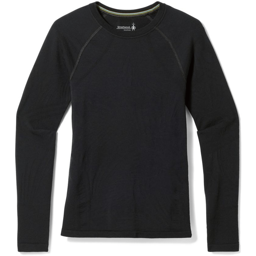 Smartwool Womens Intraknit Active Base Layer Long-Sleeve - Clearance  -  X-Large / Black