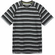 Smartwool Mens Merino 150 Base Layer Striped Short-Sleeve - Clearance  -  XX-Large / Iron Stripe