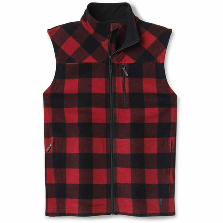 Smartwool Mens Anchor Line Vest - Clearance  -  Small / Crimson