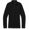 Smartwool Womens Classic Thermal Merino Base Layer 1/4 Zip - Clearance  -  X-Small / Black