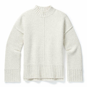 Smartwool Womens Bell Meadow Sweater  -  Medium / Ash/Light Gray Heather Marl