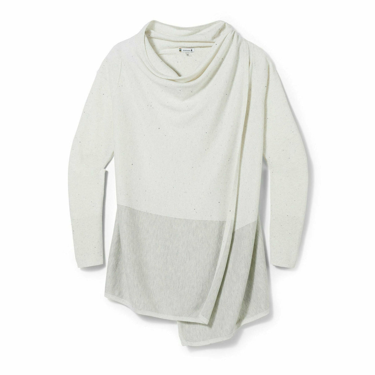 Smartwool Womens Edgewood Wrap Sweater - Clearance  -  Small / Natural Donegal