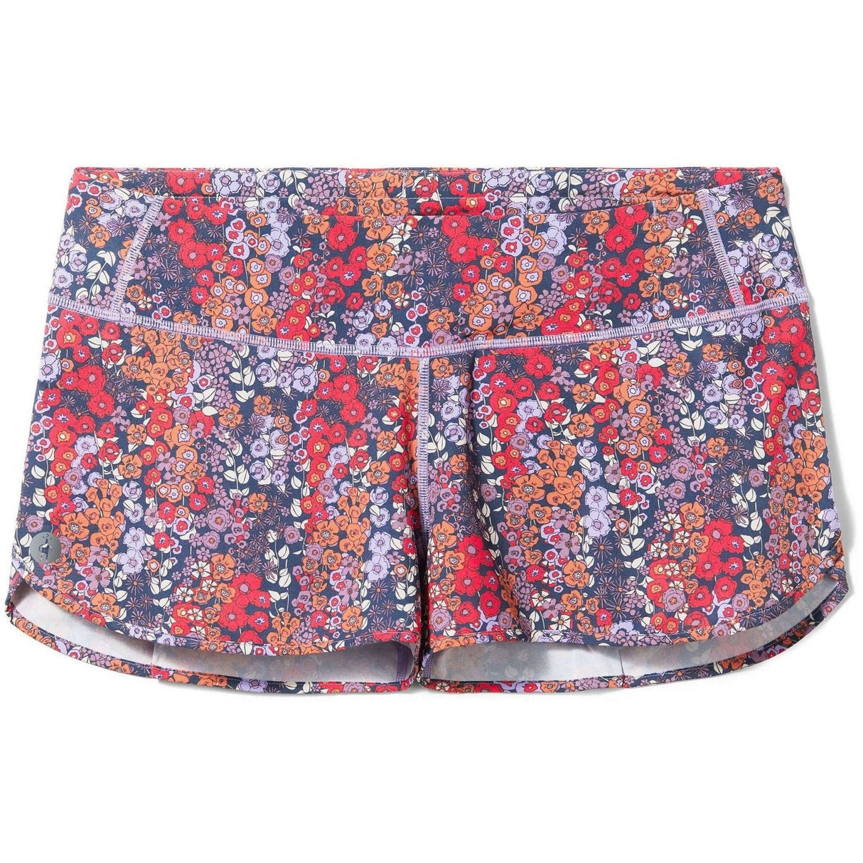 Smartwool Womens Active Lined Shorts - Clearance  -  X-Large / Ultra Violet Meadow Print