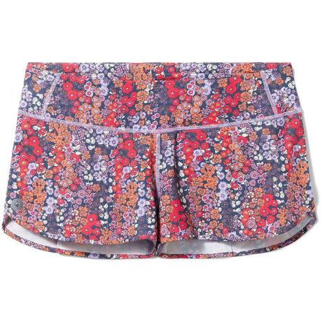Smartwool Womens Active Lined Shorts - Clearance  -  X-Large / Ultra Violet Meadow Print