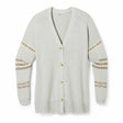 Smartwool Womens Cozy Lodge Boyfriend Cardigan - Clearance  -  Small / Ash Heather