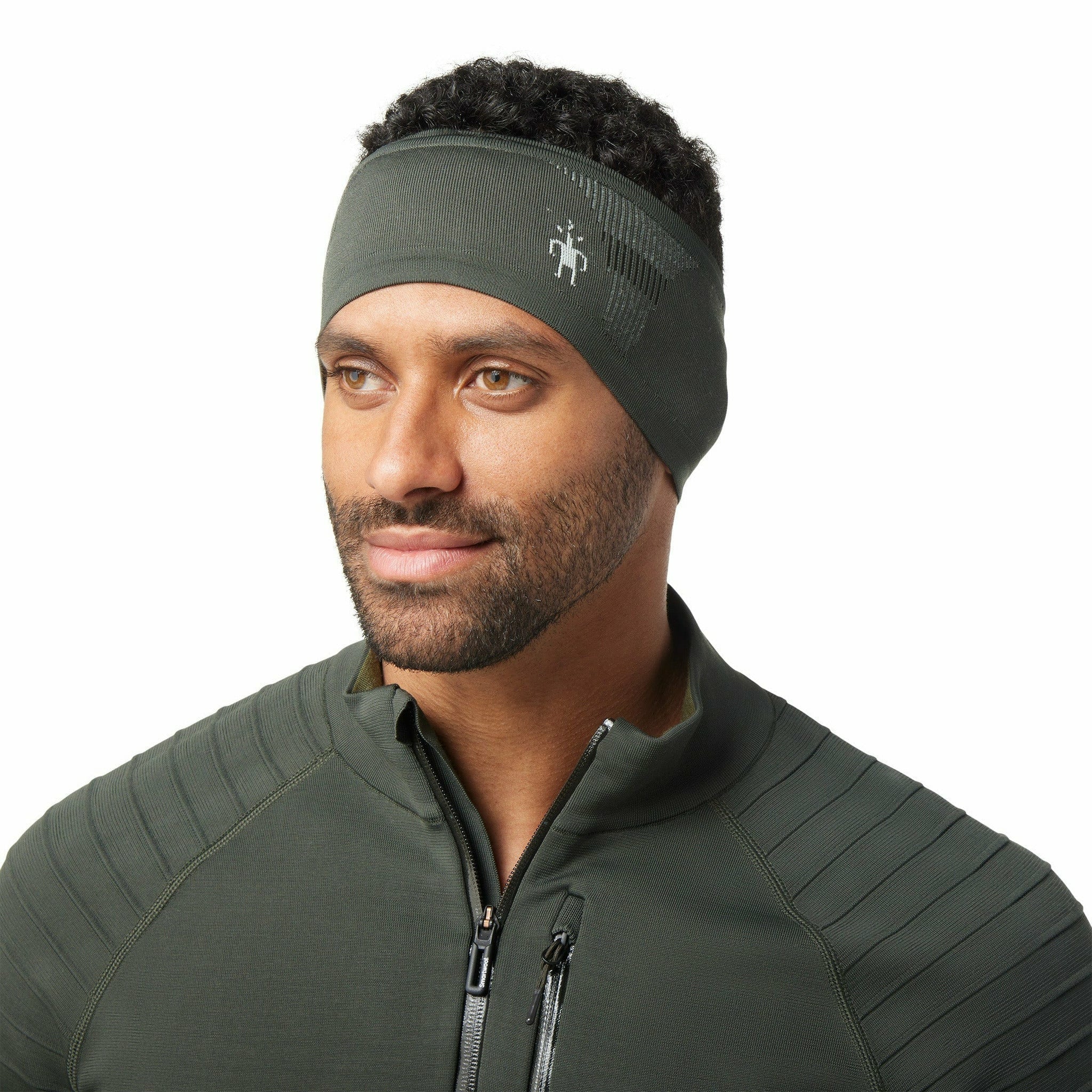 Smartwool Intraknit Merino Tech Headband - Clearance  -  One Size Fits Most / North Woods/Bleached Aqua