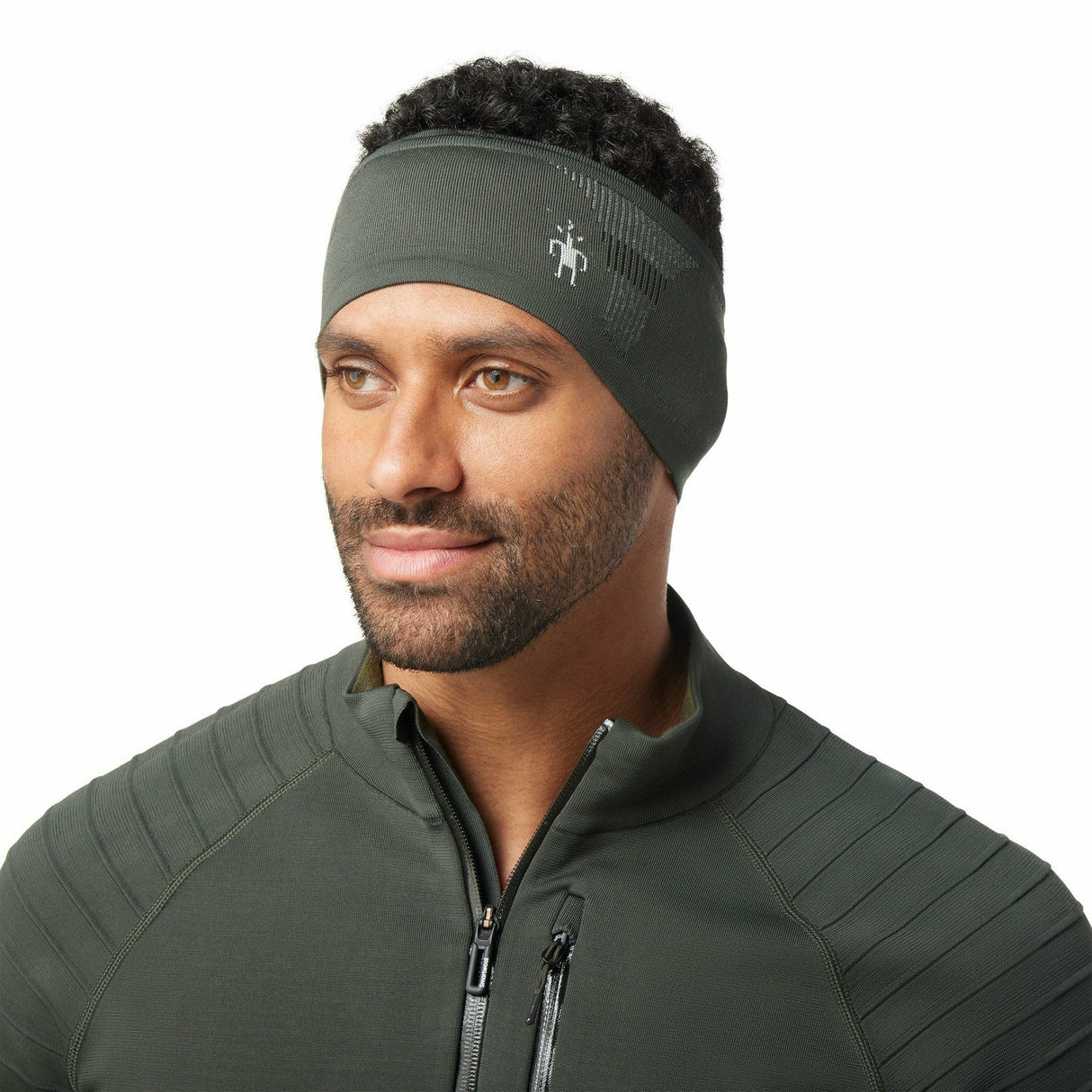 Smartwool Intraknit Merino Tech Headband - Clearance  -  One Size Fits Most / North Woods/Bleached Aqua