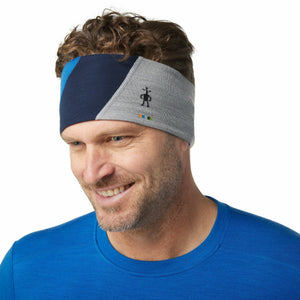 Smartwool Thermal Merino Colorblock Headband  -  One Size Fits Most / Laguna Blue Heather