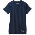 Smartwool Womens Plant-Based Dye Short-Sleeve Tee - Clearance  -  X-Small / Indigo Blue