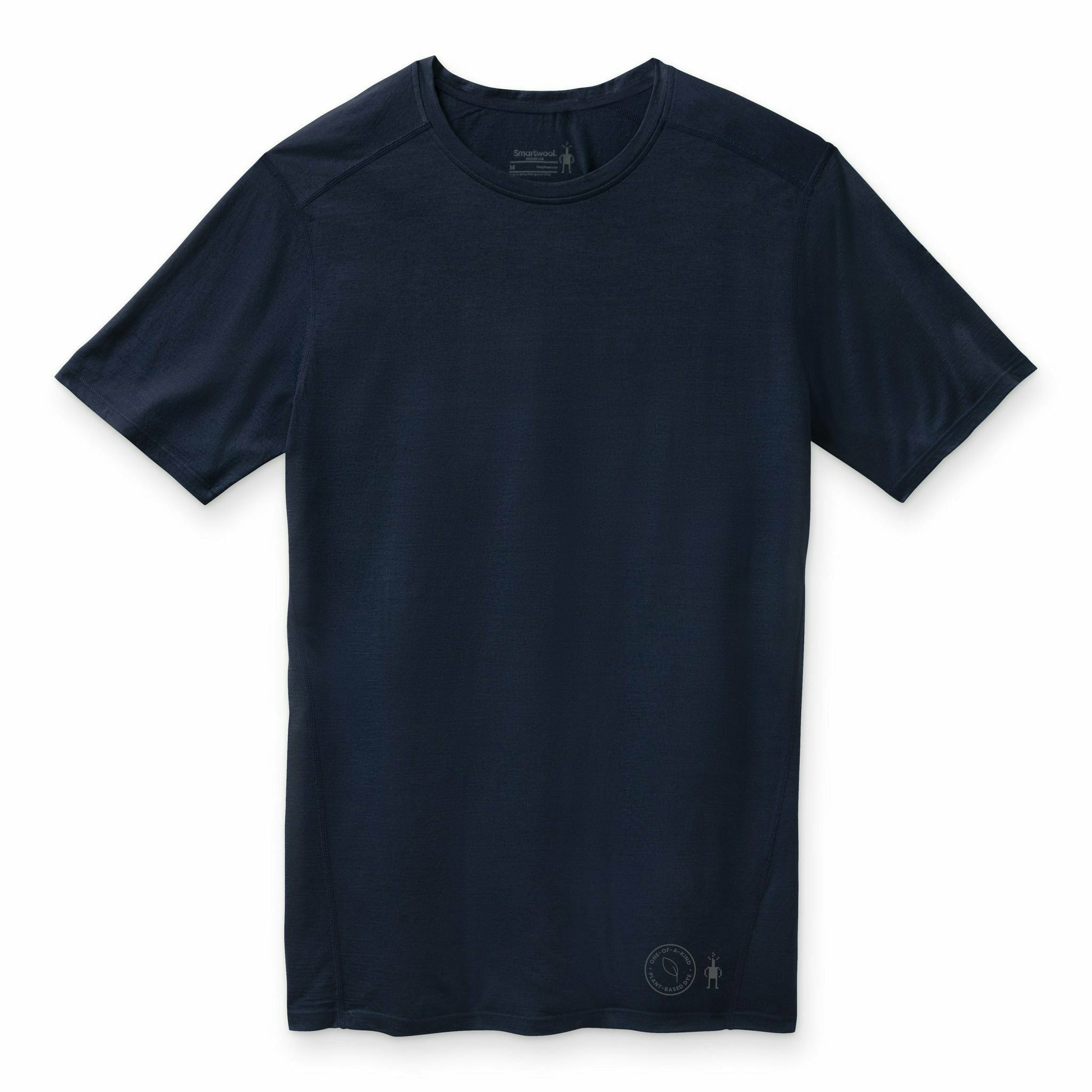 Smartwool Mens Merino Plant-Based Dye Short-Sleeve Tee - Clearance  -  Small / Indigo Blue