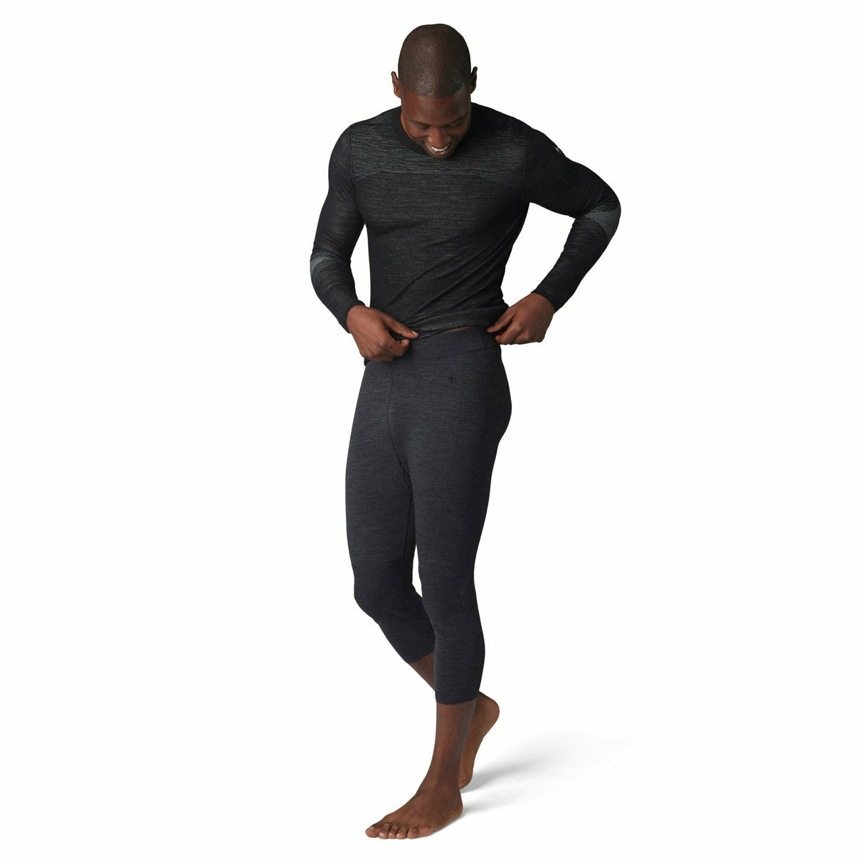 Smartwool Mens Intraknit Thermal Merino Base Layer 3/4 Bottoms  -
