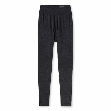 Smartwool Mens Intraknit Thermal Merino Base Layer Bottoms  -  Small / Charcoal Heather/Black