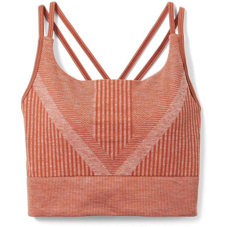Smartwool Womens Intraknit Strappy Bra - Clearance  -  X-Small / Copper
