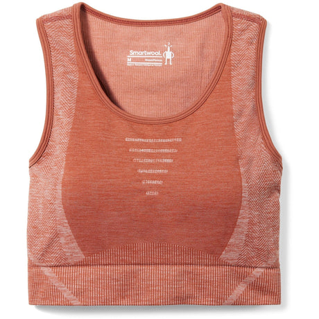 Smartwool Womens Intraknit Racerback Bra - Clearance  -  X-Small / Copper