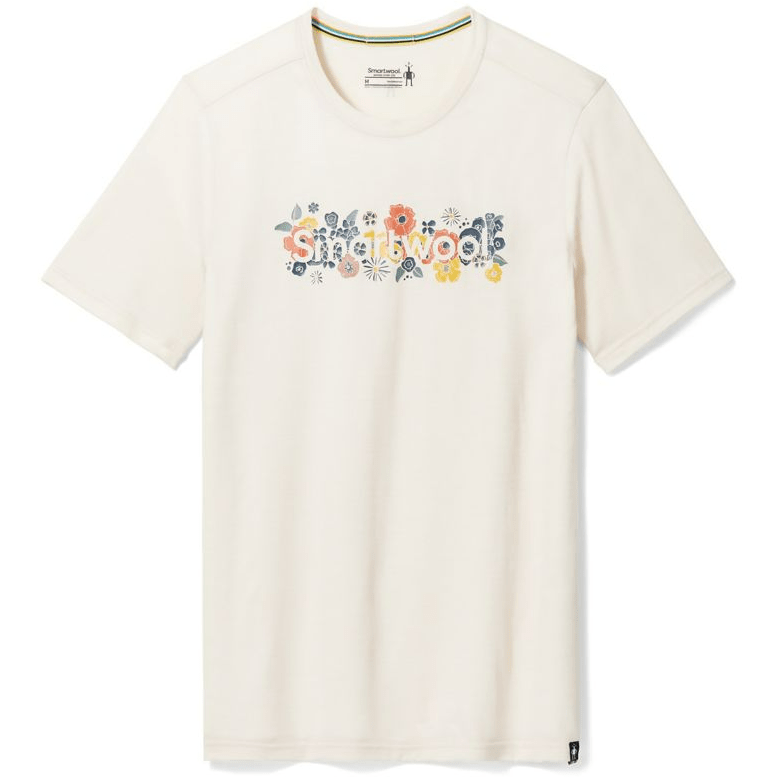 Smartwool Floral Meadow Graphic Short-Sleeve Tee - Clearance  -  Small / Almond Heather