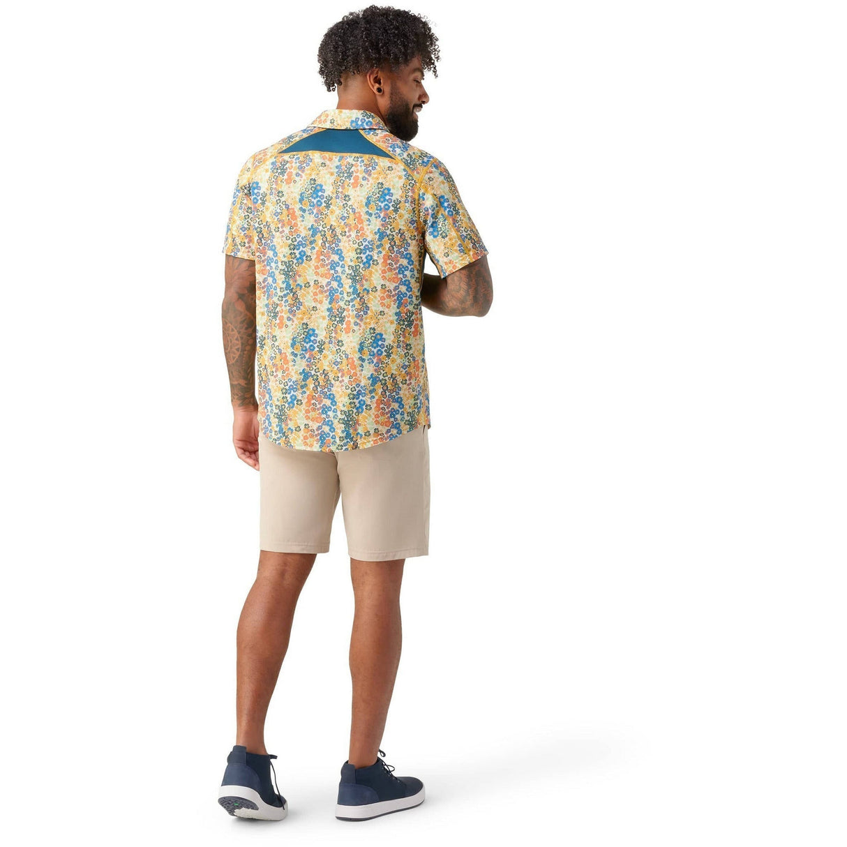 Smartwool Mens Printed Short-Sleeve Button Down  - 
