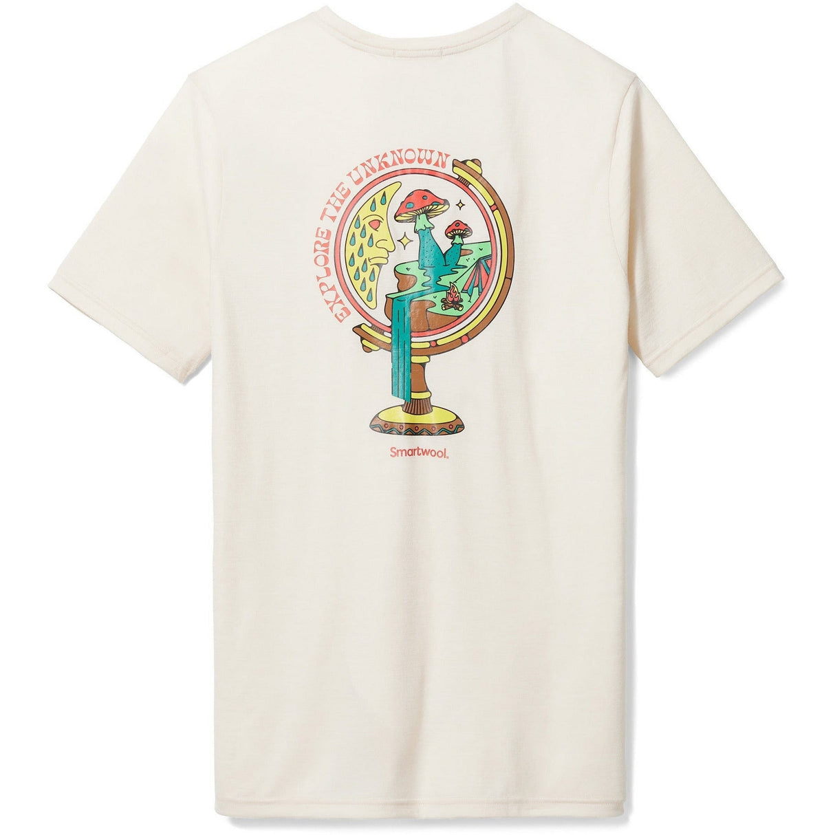 Smartwool Explore the Unknown Graphic Short-Sleeve Tee - Clearance  -  Small / Almond Heather