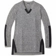 Smartwool Womens Shadow Pine Tunic Sweater - Clearance  -  Small / Black/Moonbeam Marl