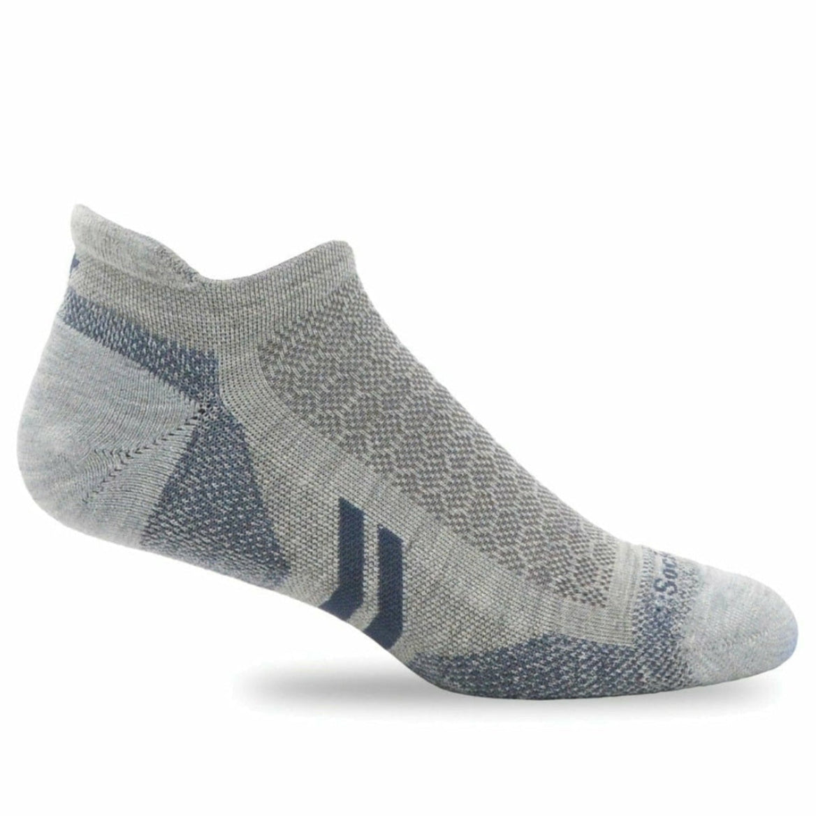 Sockwell Womens Incline II Micro Moderate Compression Socks - Small/Medium / Ash