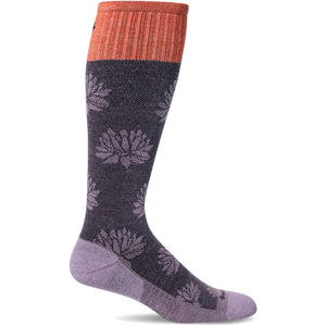 Sockwell Womens Lotus Lift Firm Compression Knee High Socks  -  Small/Medium / Lavender