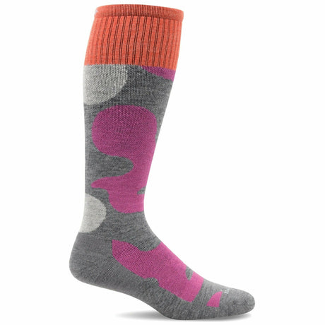 Sockwell Womens Flurry Moderate Compression Knee-High Socks  -  Small/Medium / Light Gray