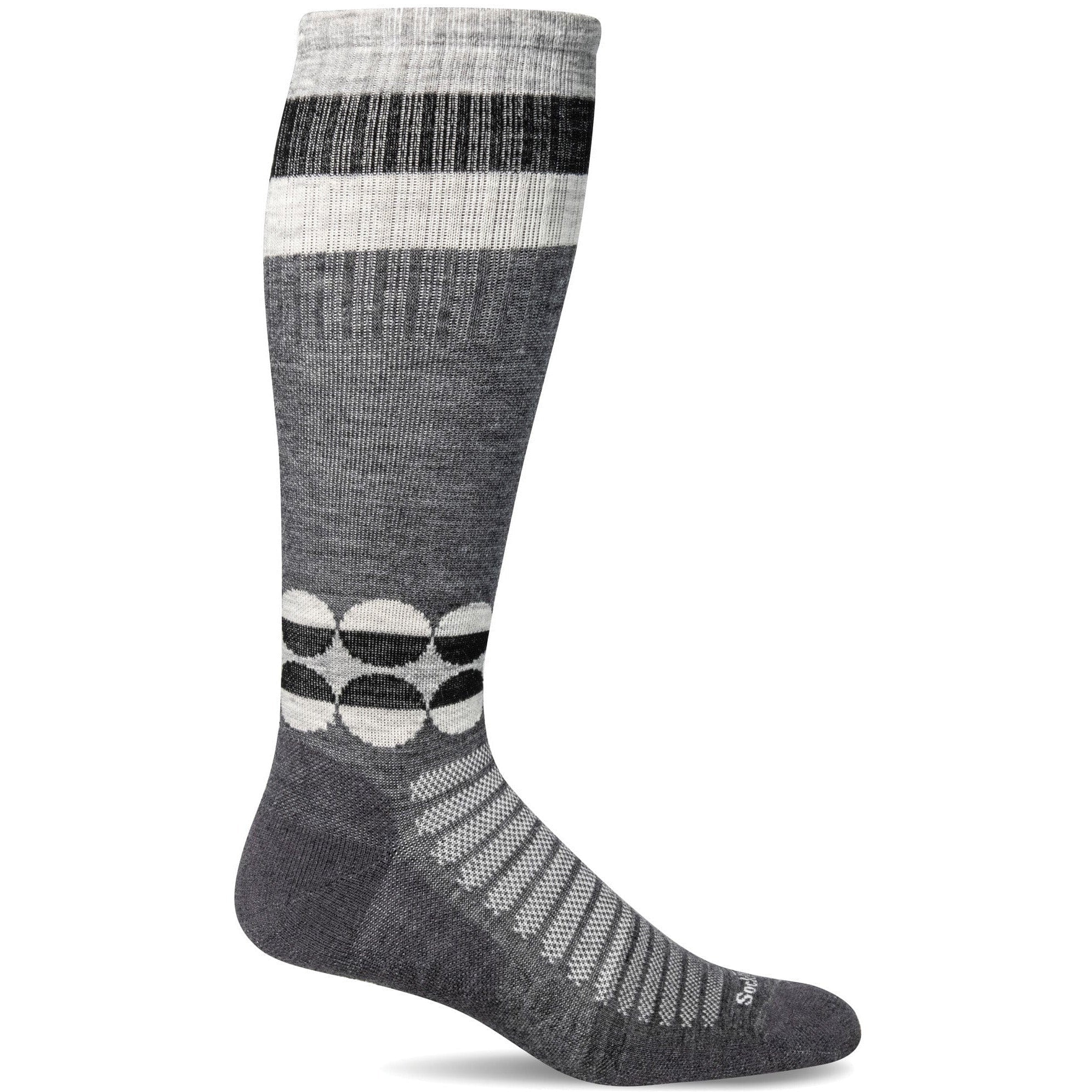 Sockwell Womens Spin Moderate Compression Socks  -  Small/Medium / Charcoal