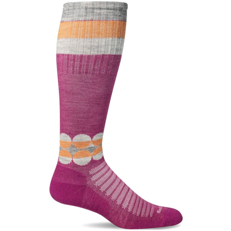 Sockwell Womens Spin Moderate Compression Socks  -  Small/Medium / Raspberry