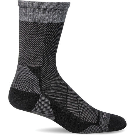 Sockwell Mens Elevate Moderate Compression Crew Socks  -  Medium/Large / Black