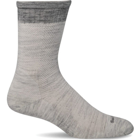 Sockwell Womens Elevate Moderate Compression Crew Socks  -  Small/Medium / Ash