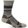 Sockwell Womens Journey Moderate Compression Crew Socks  -  Small/Medium / Putty