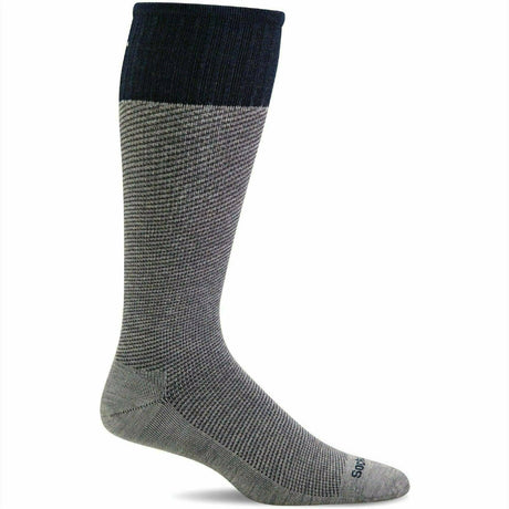 Sockwell Mens Bart Moderate Compression OTC Socks  -  Medium/Large / Gray