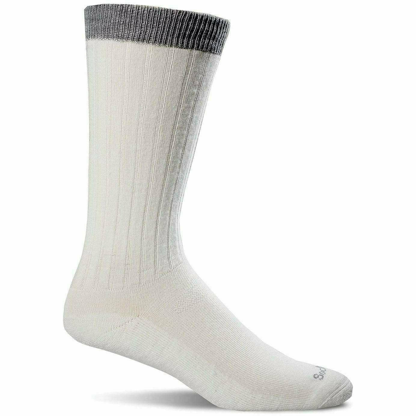 Sockwell Mens Easy Does It Relaxed Fit Diabetic Socks  -  Medium/Large / Natural