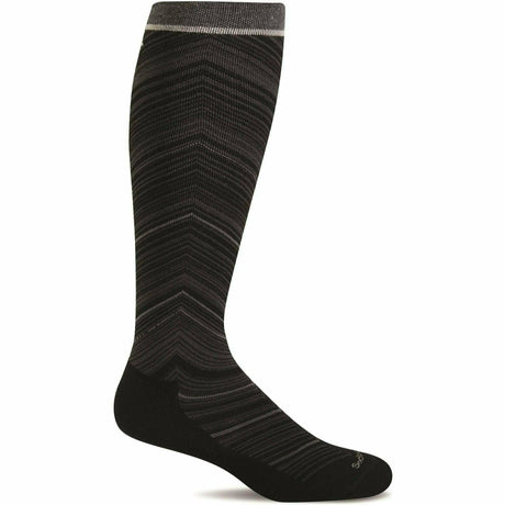 Sockwell Womens Full Flattery Wide Calf Fit Moderate Compression Socks  -  Small/Medium / Black
